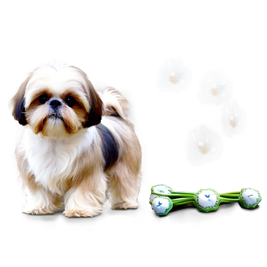 Shih Tzu In Park Png Lxu51 PNG image