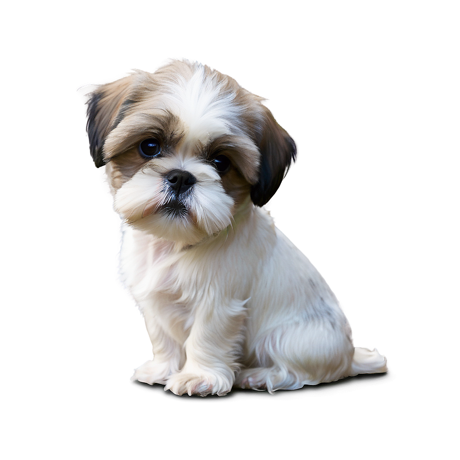 Shih Tzu Playful Pose Png 06242024 PNG image