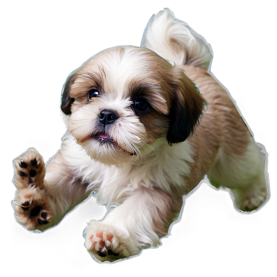 Shih Tzu Puppy Playtime Png Bgl51 PNG image