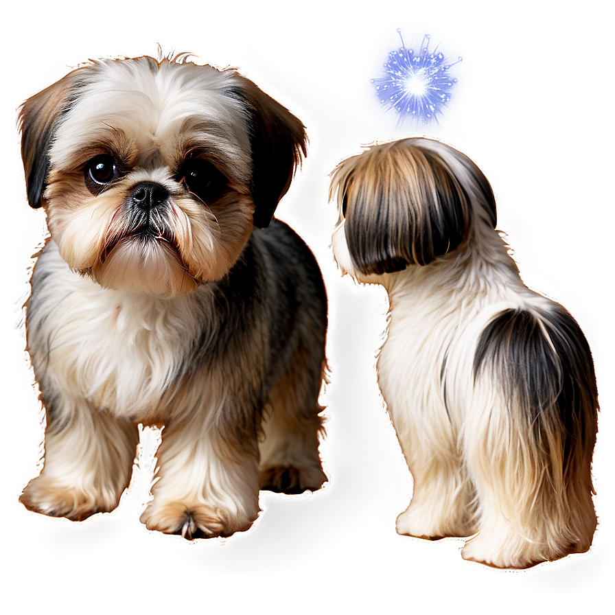 Shih Tzu With Sparkling Eyes Png Cib PNG image