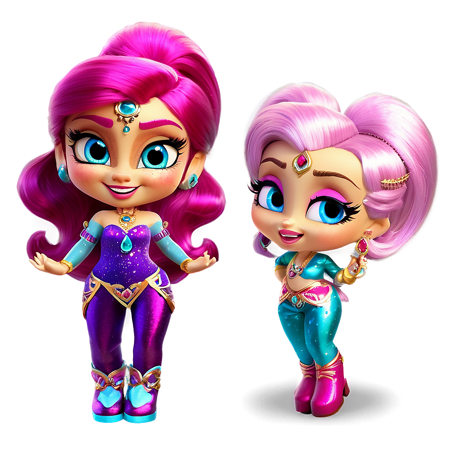 Shimmer And Shine B PNG image