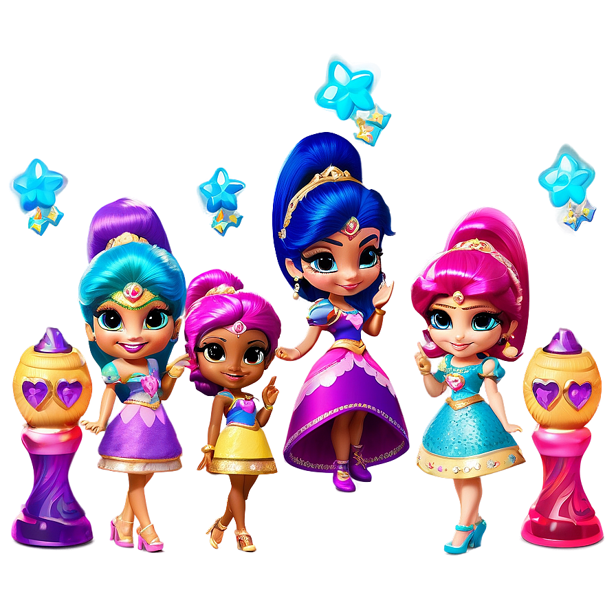 Shimmer And Shine Magical Wishes Png 06262024 PNG image