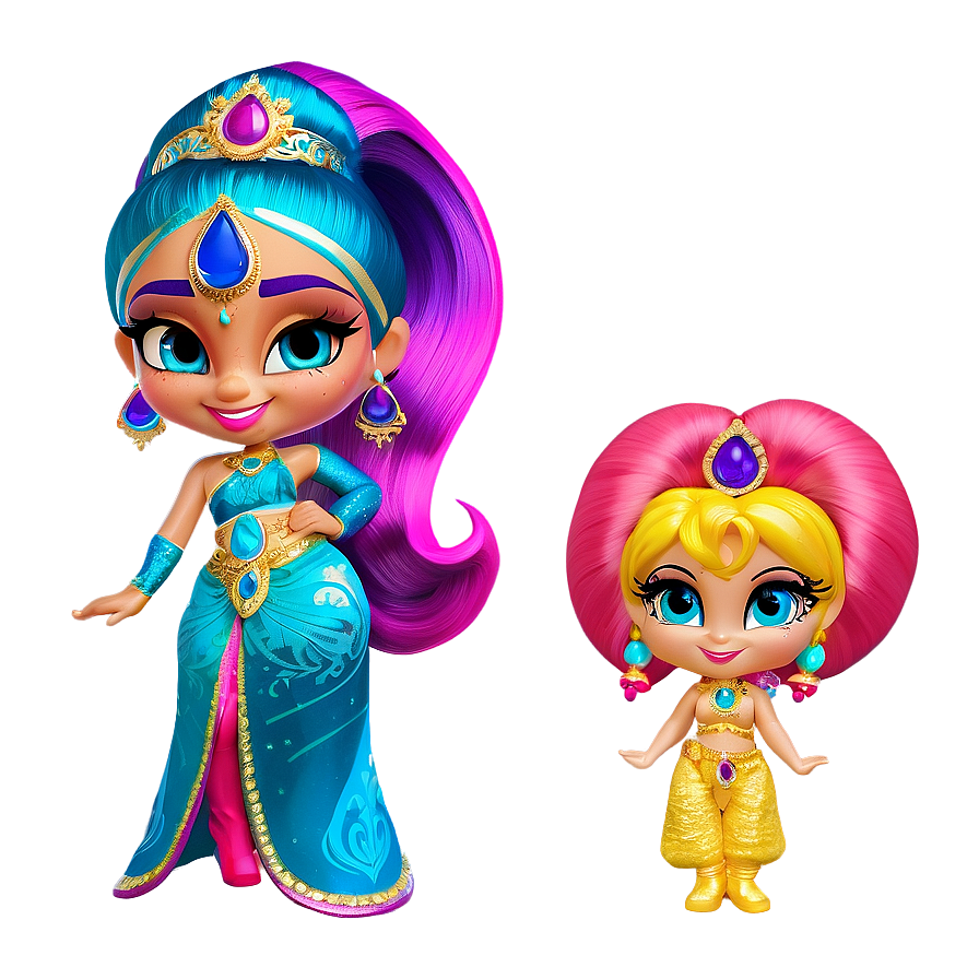 Shimmer And Shine Rainbow Zahramay Png 06262024 PNG image