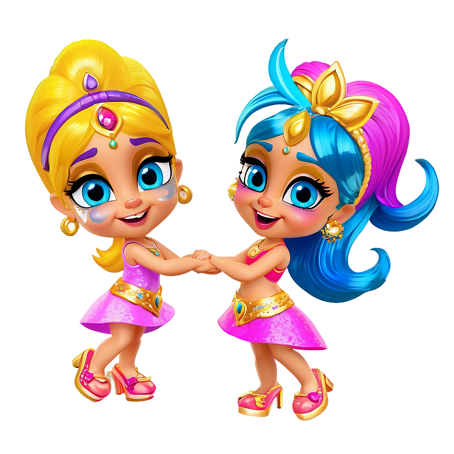 Shimmer And Shine Wish Granting Sisters Png Vow77 PNG image