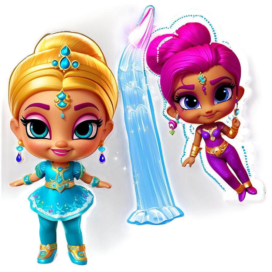 Shimmer And Shine Zahramay Falls Png Con PNG image