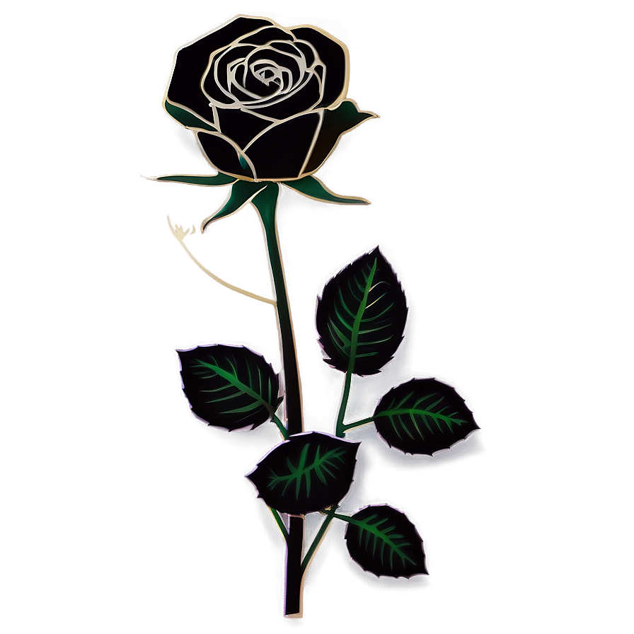 Shimmering Black Roses Png Jds64 PNG image