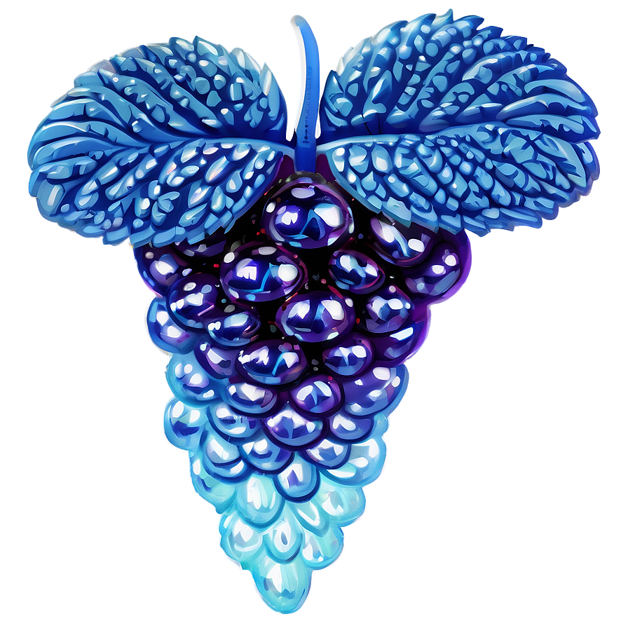 Shimmering Blue Raspberry Png 74 PNG image