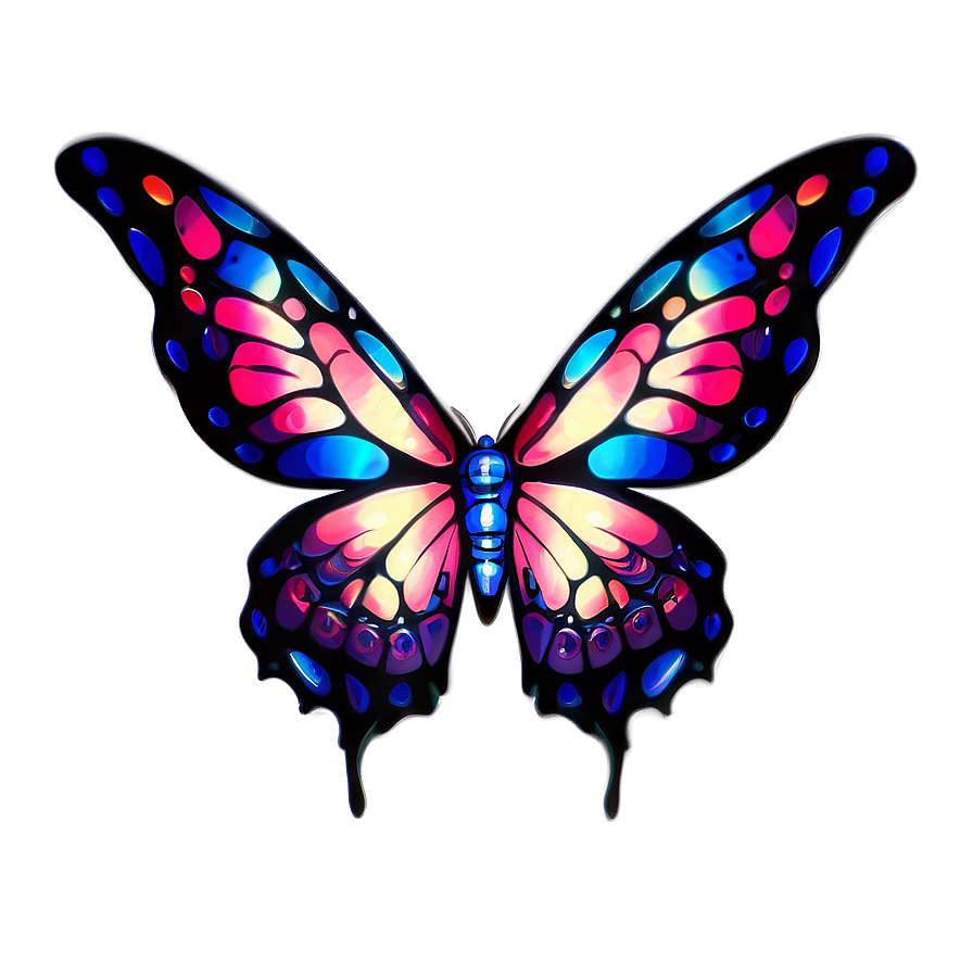 Shimmering Butterfly Sparkle Png 04292024 PNG image