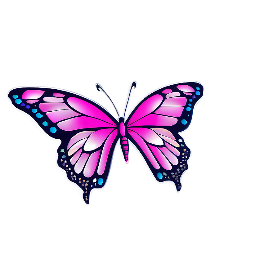 Shimmering Butterfly Sparkle Png Xjv PNG image