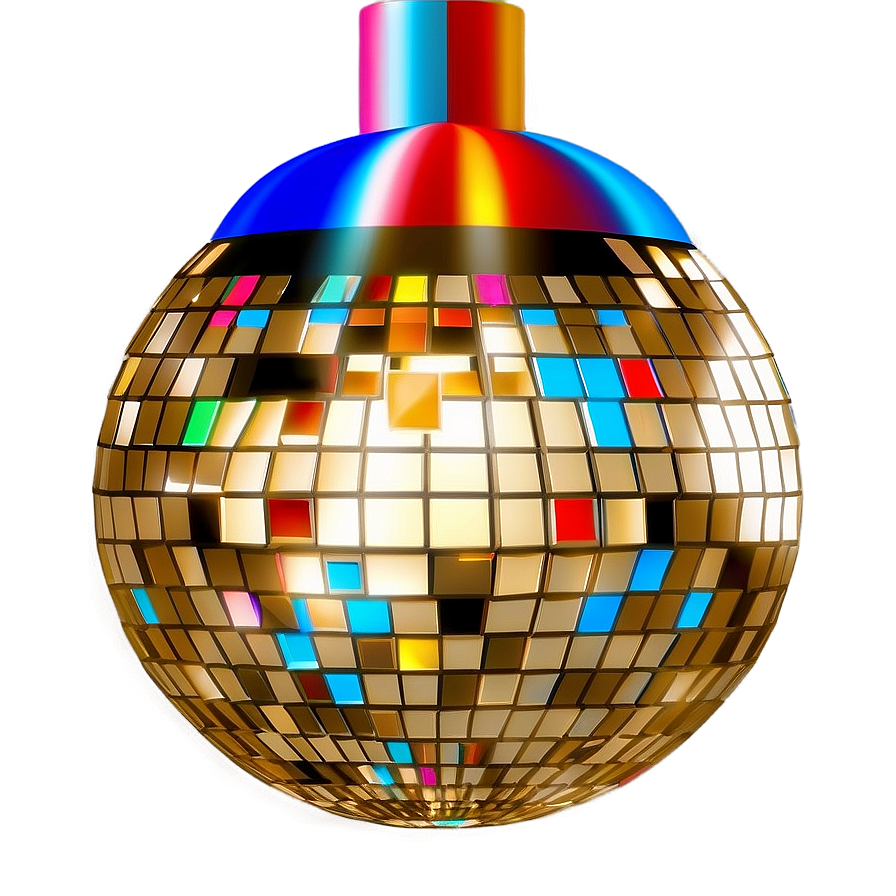 Shimmering Disco Ball Illumination PNG image