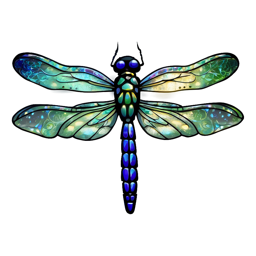 Shimmering Dragonfly Png 05212024 PNG image