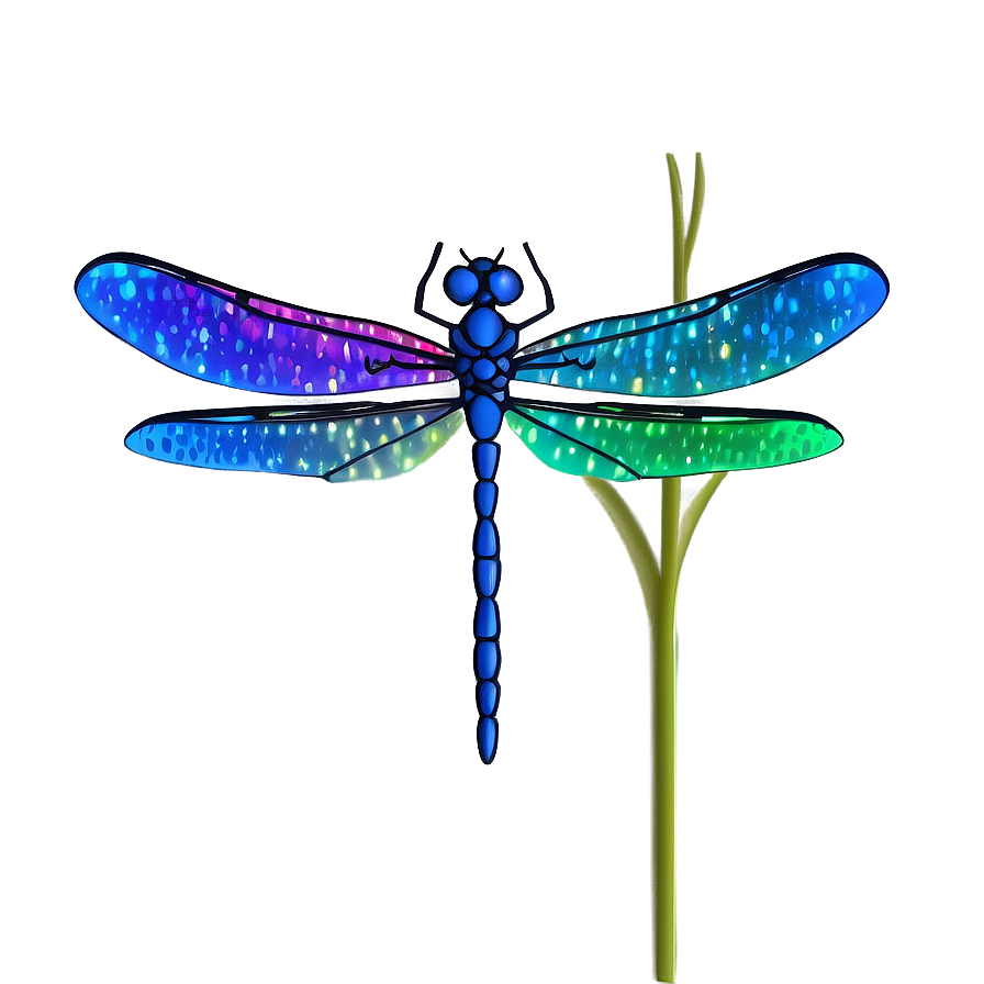 Shimmering Dragonfly Png Stj55 PNG image