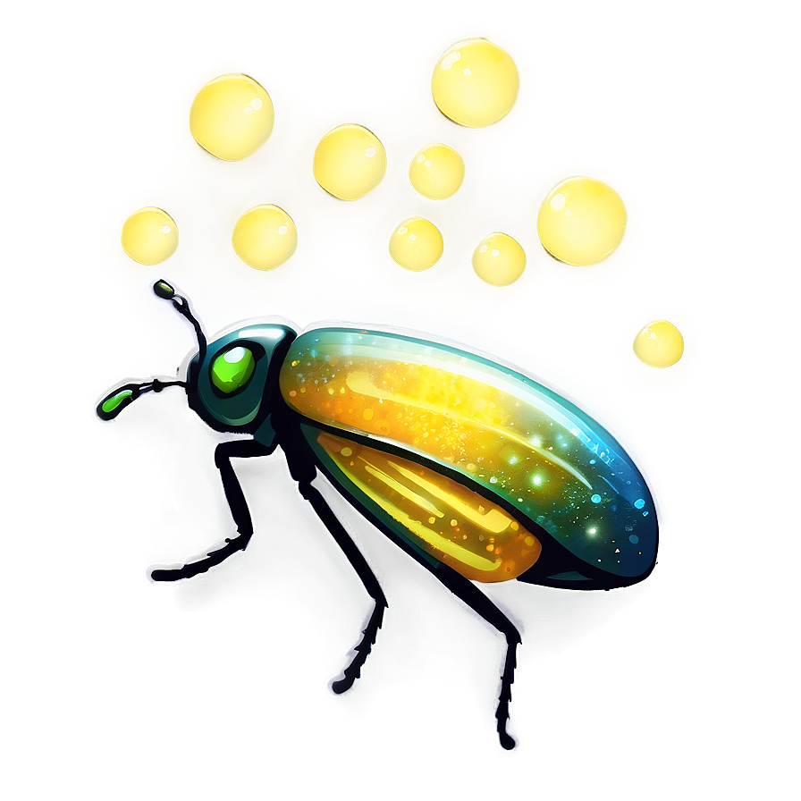 Shimmering Fireflies Png 4 PNG image