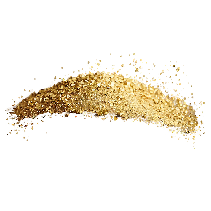 Shimmering Gold Glitter Png 05232024 PNG image