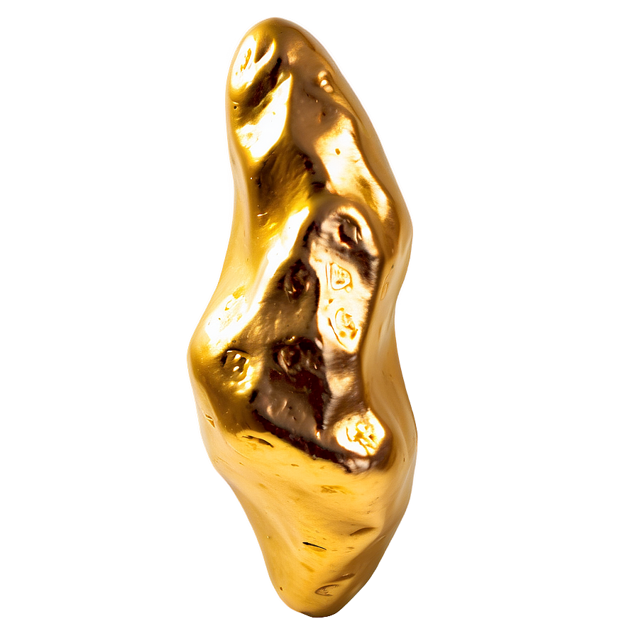 Shimmering Gold Nugget Png Ihu84 PNG image