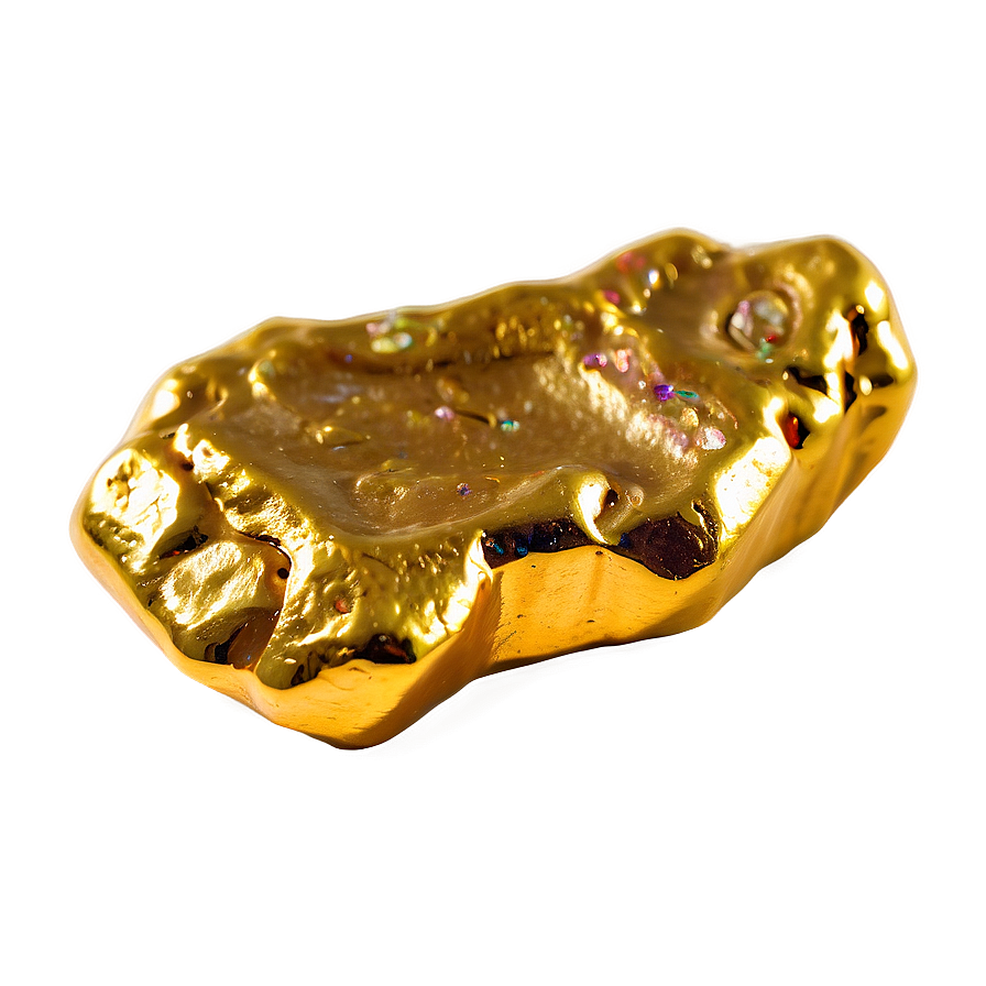 Shimmering Gold Nugget Png Rqw PNG image