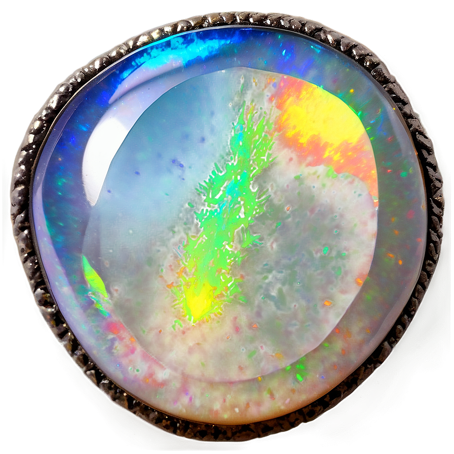 Shimmering Opal Stone Png 06262024 PNG image