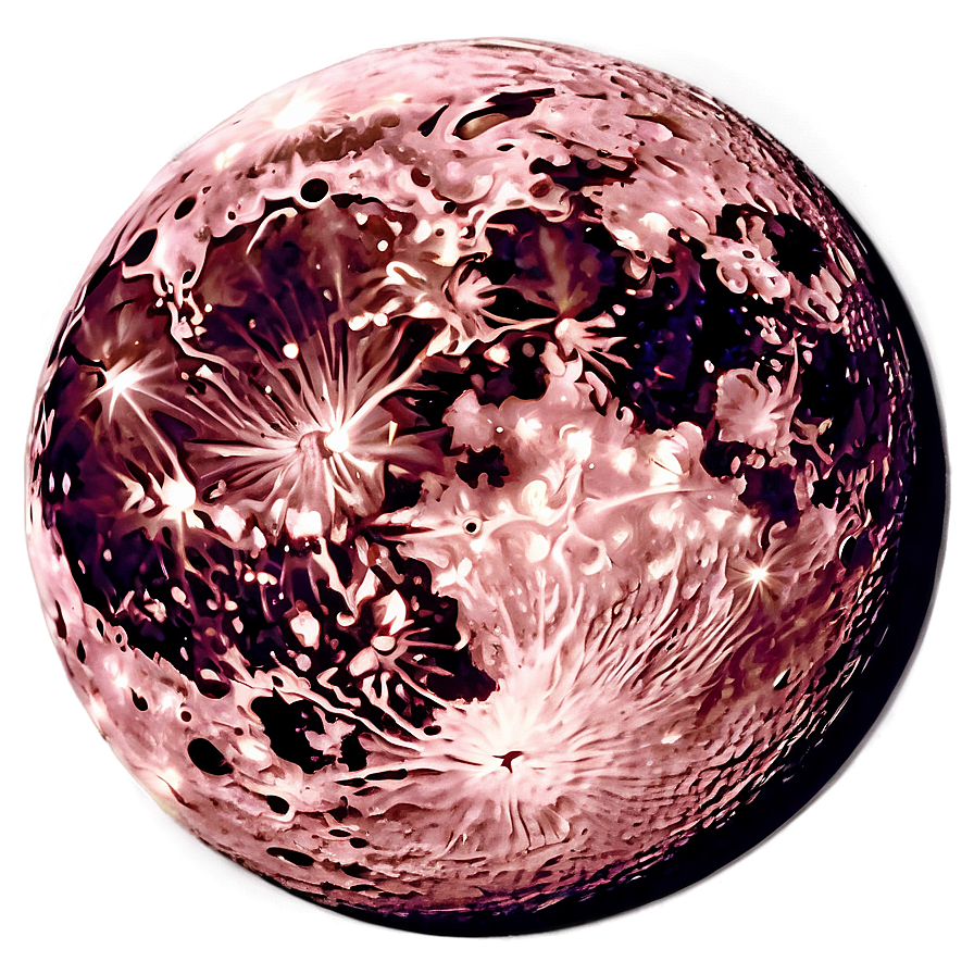 Shimmering Pink Moon Glow Png 71 PNG image