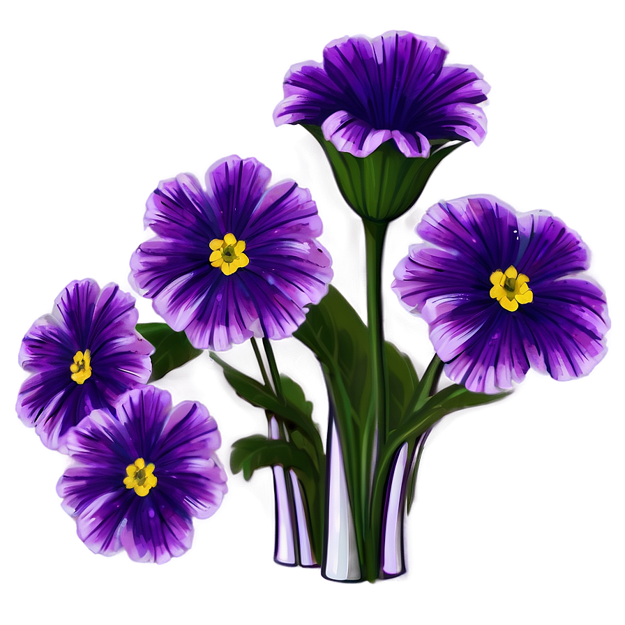 Shimmering Purple Flower Png 05242024 PNG image