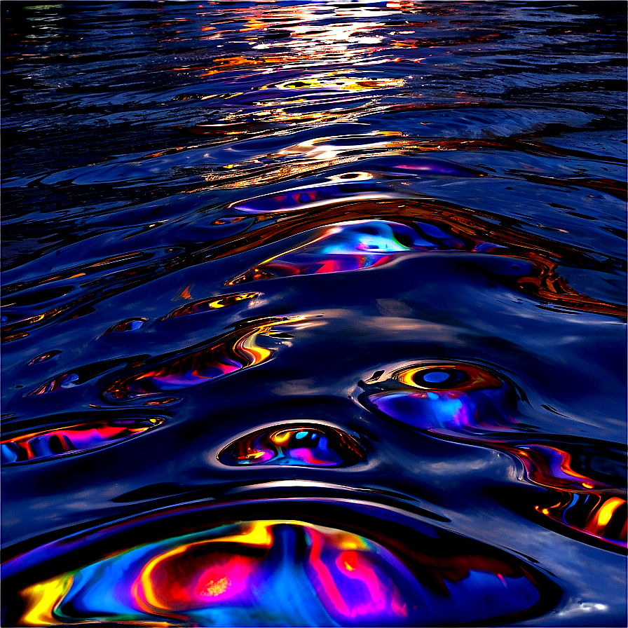 Shimmering Ripple Reflection Png Wah3 PNG image