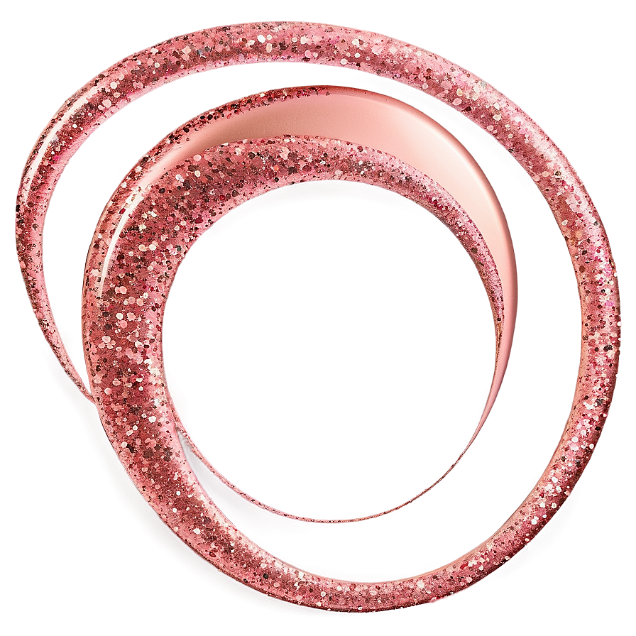 Shimmering Rose Gold Glitter Overlay Png 21 PNG image