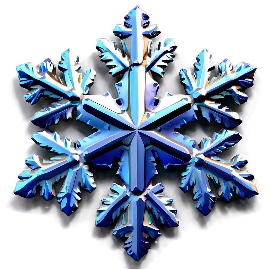 Shimmering Snowflake Emblem Png Rft25 PNG image