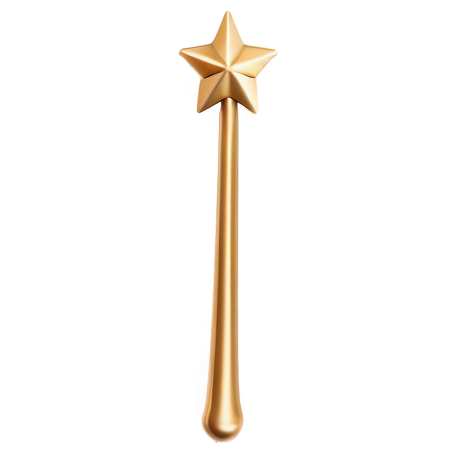 Shimmering Star Wand Png Akv30 PNG image