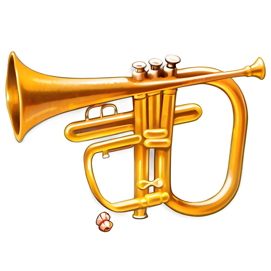 Shining Brass Trumpet Png 05242024 PNG image