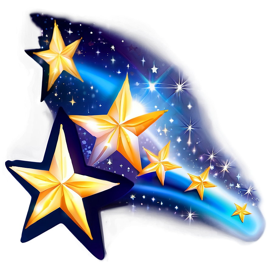 Shining Stars No Background Png 05252024 PNG image