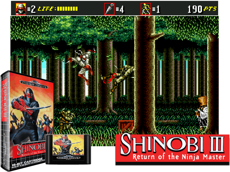 Shinobi I I I Returnofthe Ninja Master Gameplay PNG image