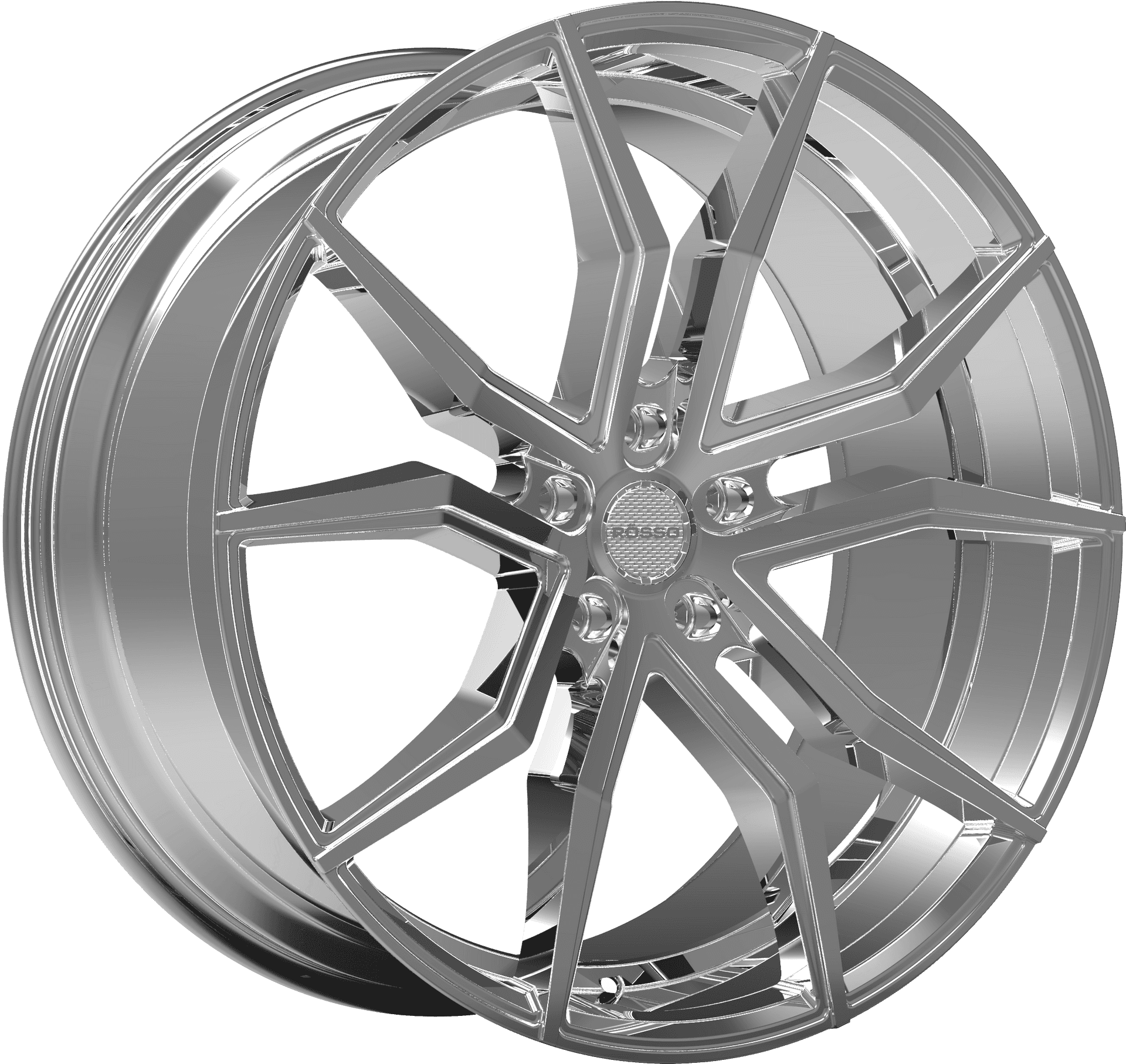 Shiny Alloy Wheel Design PNG image