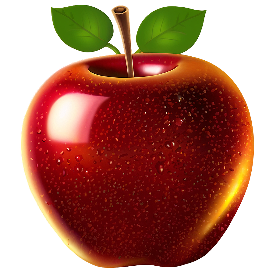 Shiny Apple Cartoon Png 87 PNG image