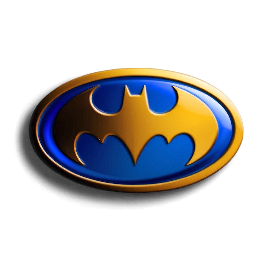 Shiny Batman Logo Png 05042024 PNG image