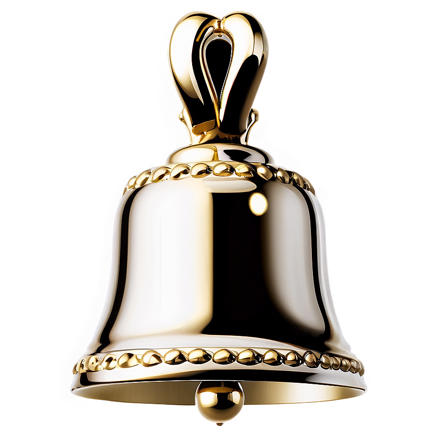 Shiny Bell Decoration Png Cpk65 PNG image