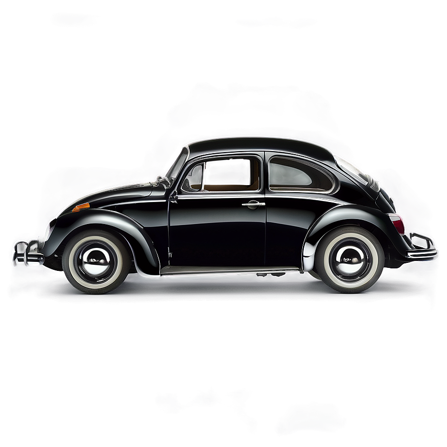 Shiny Black Volkswagen Beetle Png Jbq55 PNG image