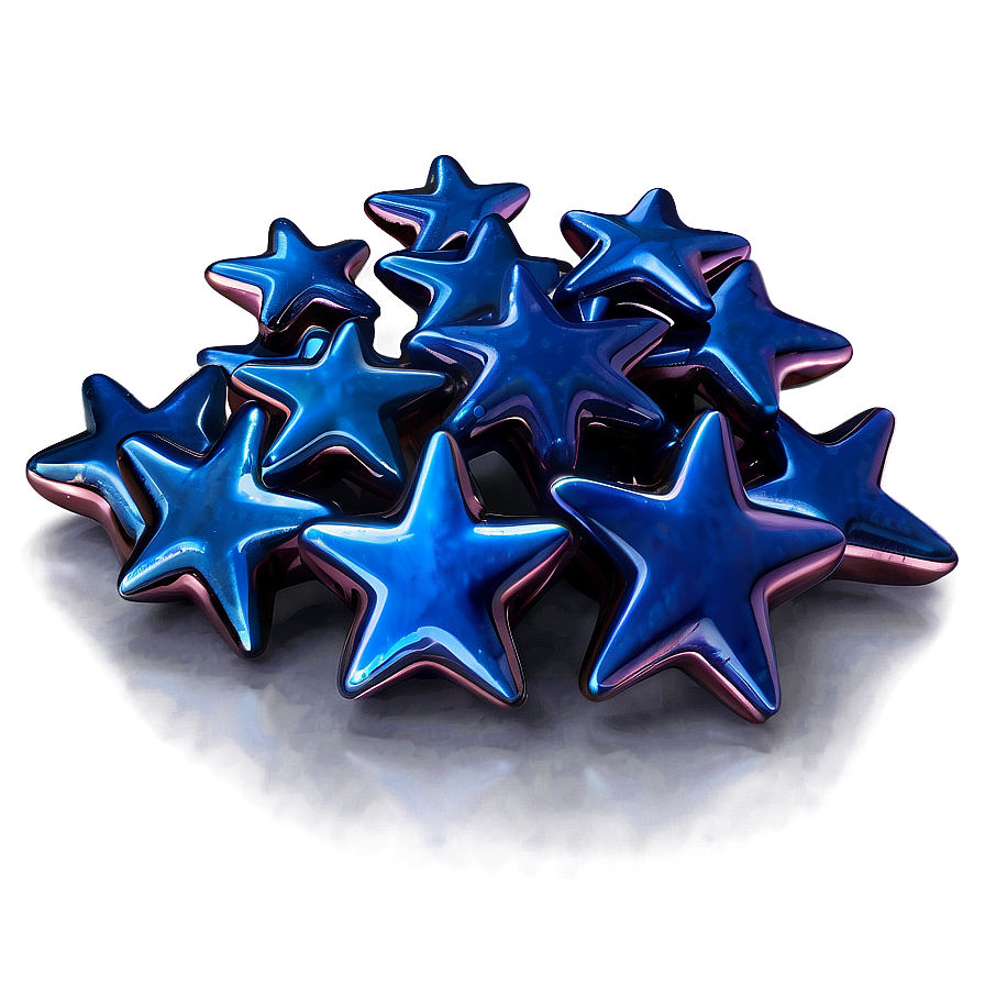 Shiny Blue Stars Png Lln PNG image