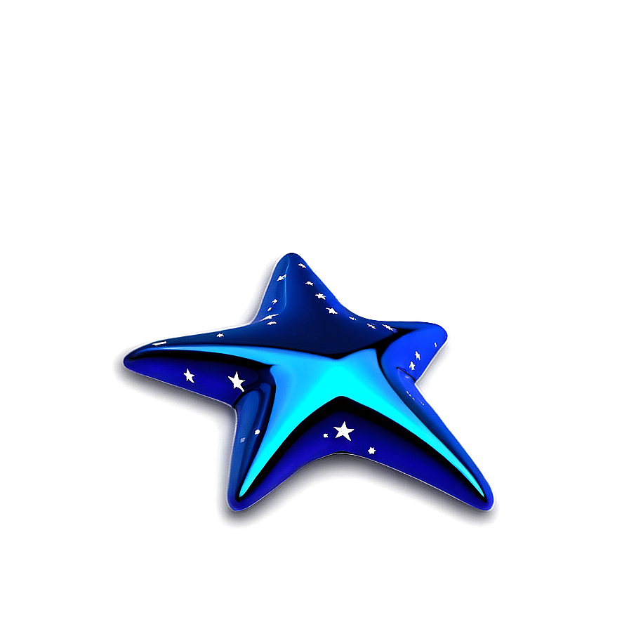 Shiny Blue Stars Png Ute PNG image