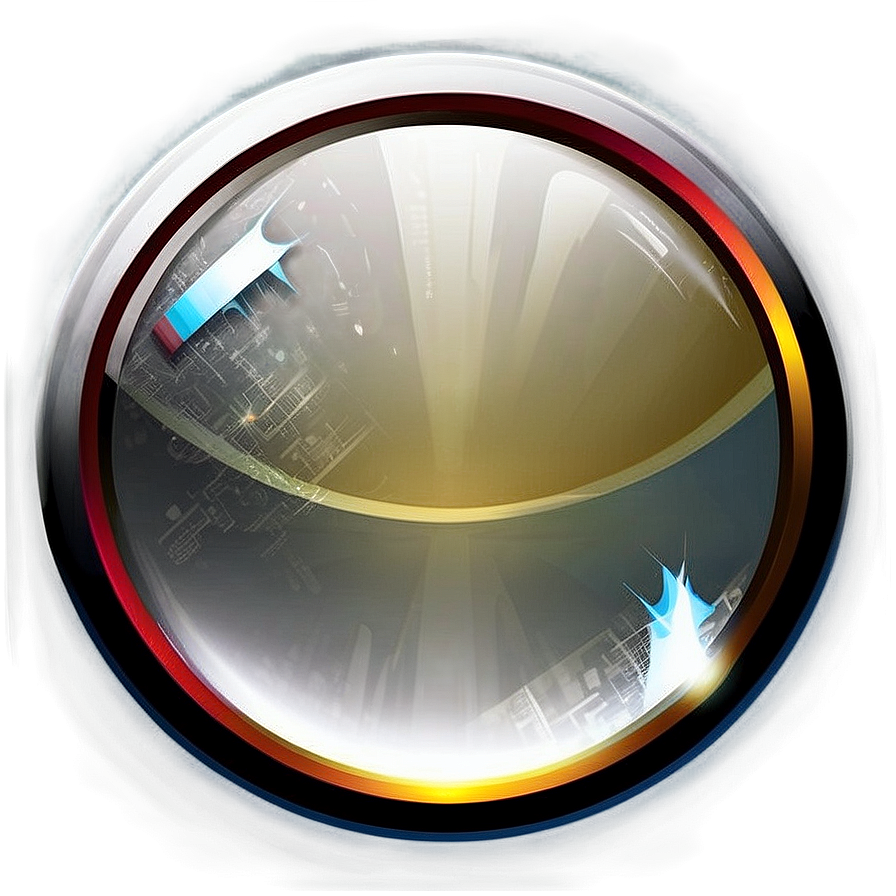 Shiny Circle Illustration Png 04302024 PNG image