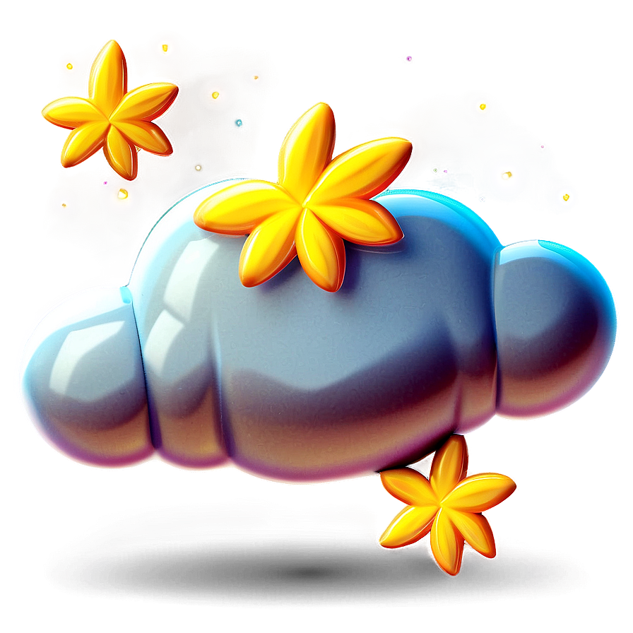 Shiny Cloud Cute Png 48 PNG image