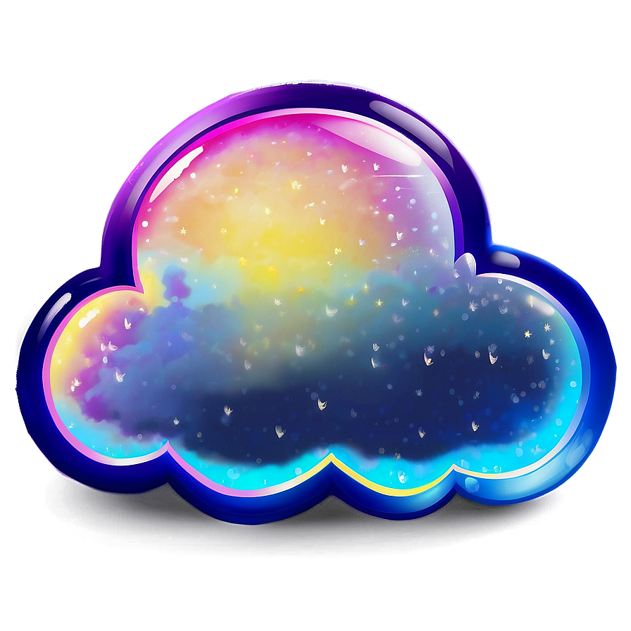 Shiny Cloud Cute Png Hwf23 PNG image