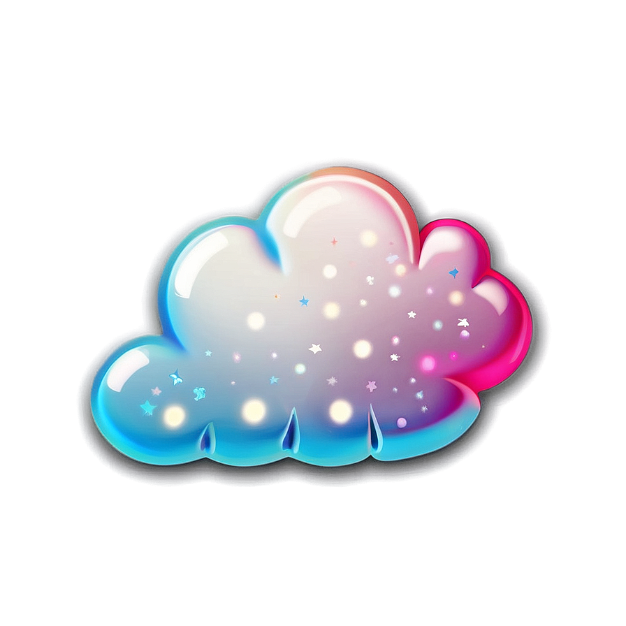 Shiny Cloud Emoji Png Oyj85 PNG image