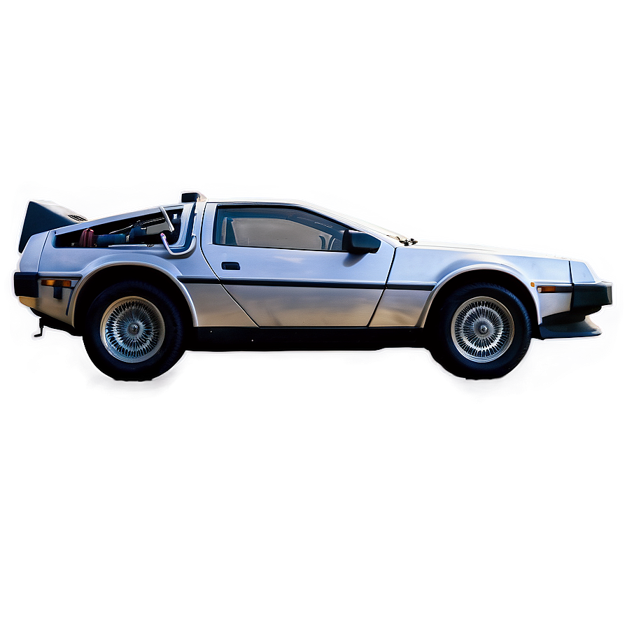 Shiny Delorean In Motion Picture Png Owt54 PNG image