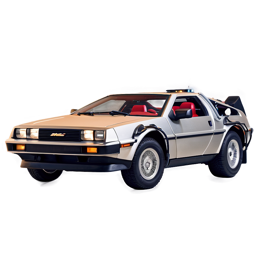 Shiny Delorean In Motion Picture Png Xwo36 PNG image