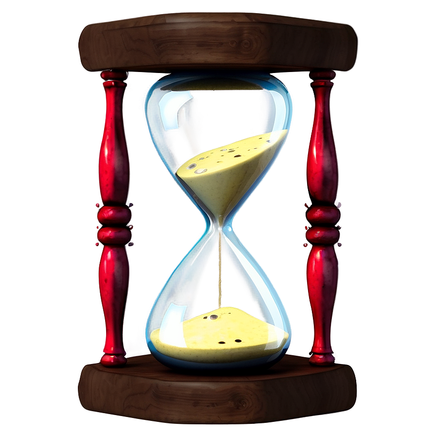 Shiny Glass Hourglass Png 8 PNG image