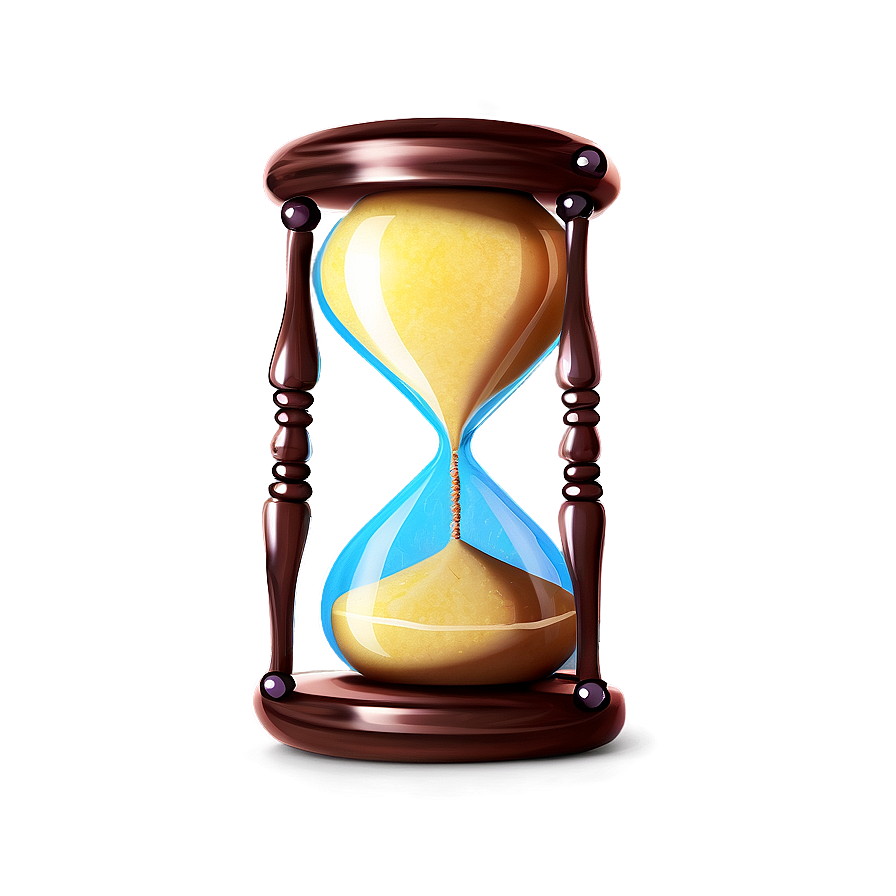 Shiny Glass Hourglass Png Sop5 PNG image