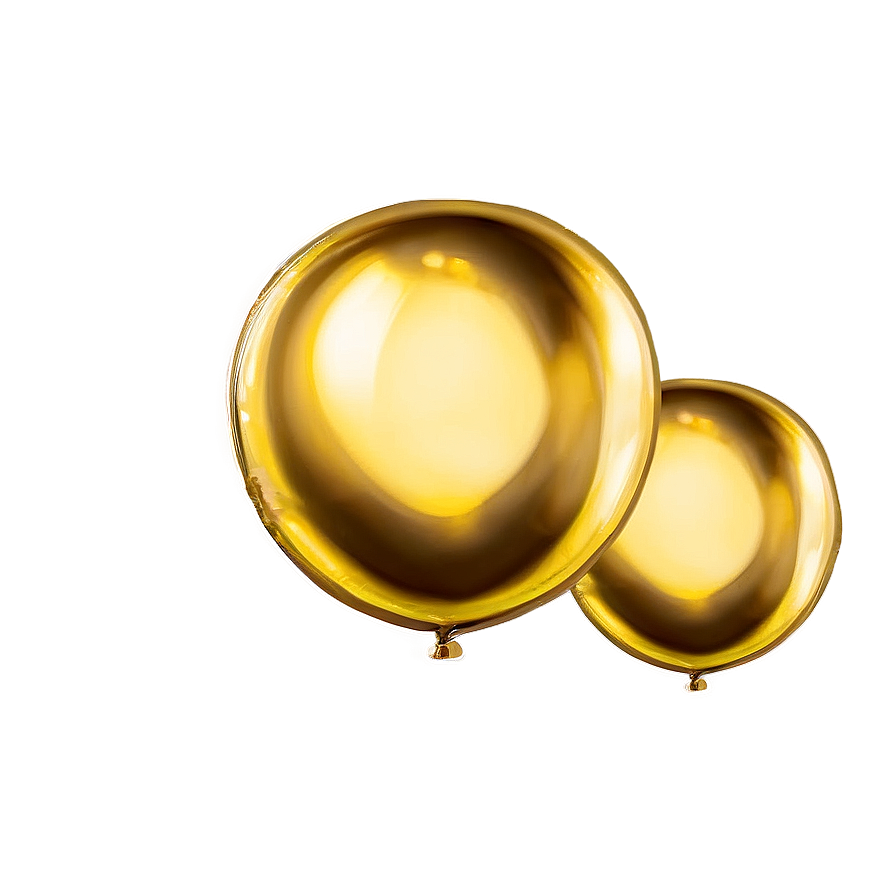 Shiny Gold Balloon Png Ygi94 PNG image