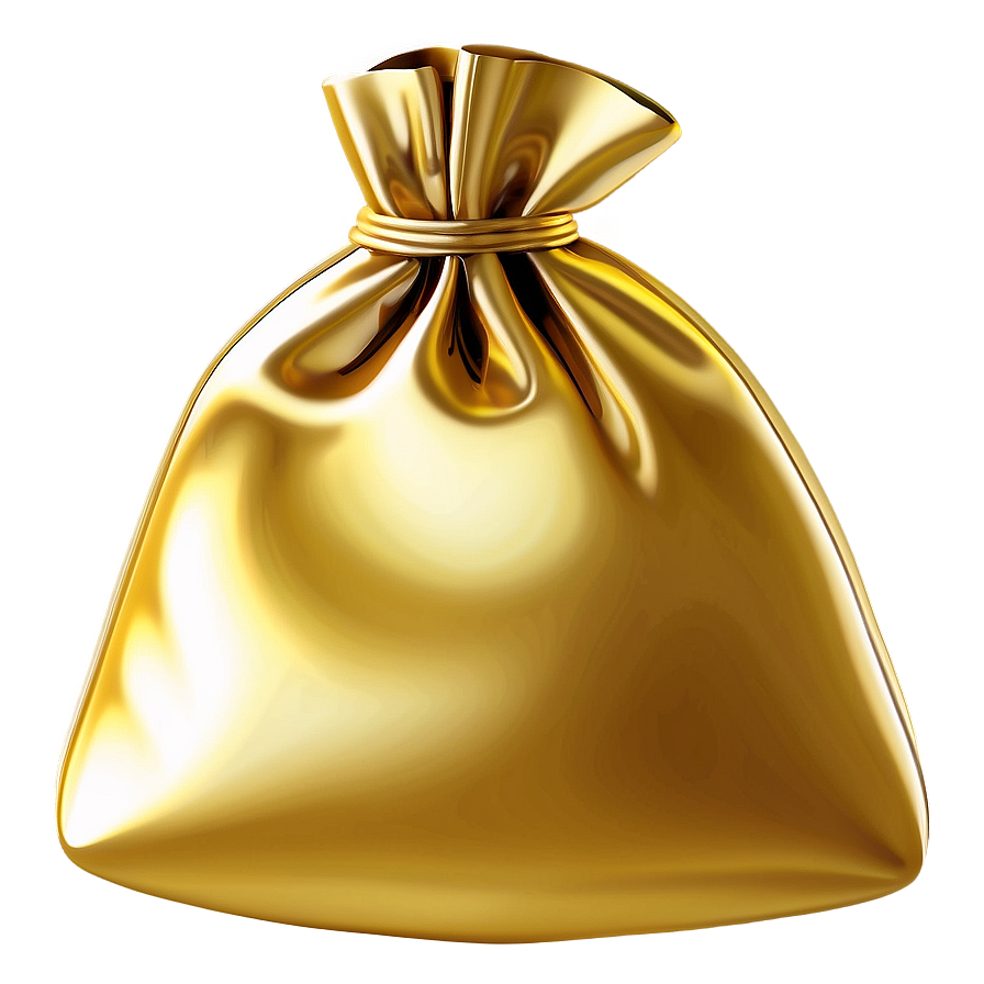 Shiny Gold Moneybag Png Nhf1 PNG image