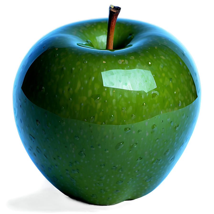 Shiny Green Apple Png 6 PNG image