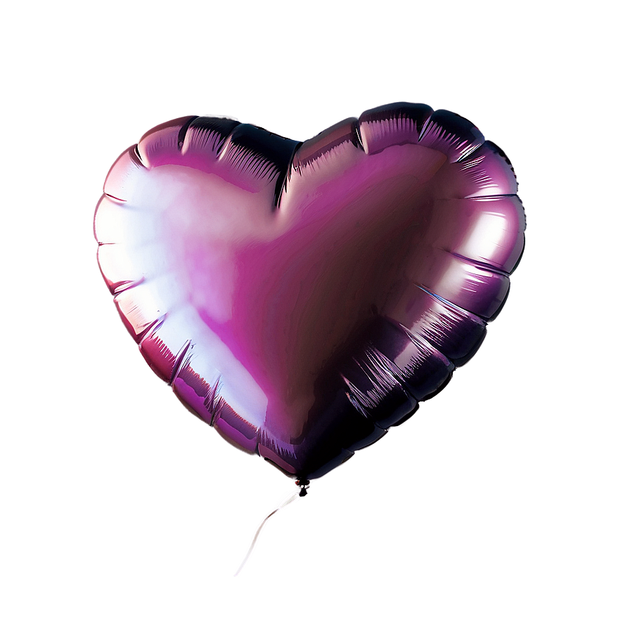 Shiny Heart Balloon Png Jcn89 PNG image