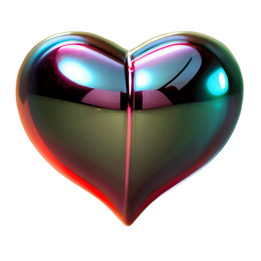 Shiny Heart Clipart Png 06132024 PNG image